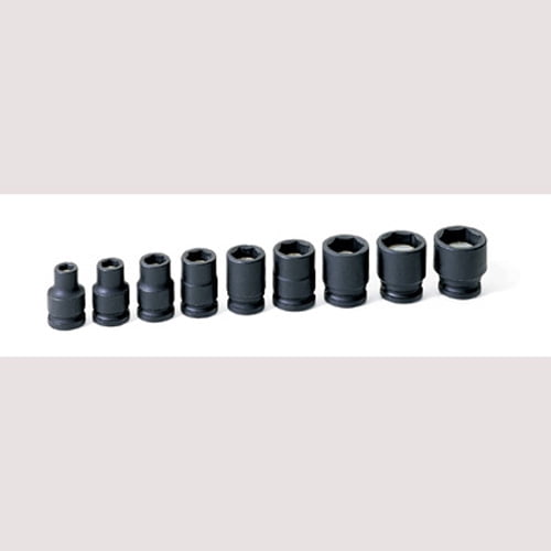 Grey Pneumatic 1209G 3/8" Drive 9 Pc. Magnetic Impact Socket Set
