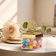 thumbnail image 1 of Food Storage Set Light Gold Plated Candy Box European Style Wedding Square Transparent Container with Lid Storage Bags Containers Food Saver Set Reusable Storage Bags Kitchen Storage Set, 1 of 6