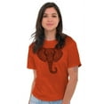 thumbnail image 3 of Elephant Spirit Animal Henna Mandala Plus Size Crewneck Graphic Tee Shirt Brisco Brands 2X, 3 of 4