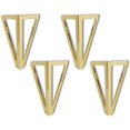 thumbnail image 1 of Modern Style Furniture Legs, Gold Furniture Legs Set Of 4 For Wide Application, Replacement Furniture Legs With Easy Installation And Non-Slip Foot Pads For Home Decor Diy, 1 of 5
