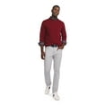 thumbnail image 7 of Chaps Men's & Big Men's Solid Cotton Crewneck Sweater, Sizes S-2XL, 7 of 7