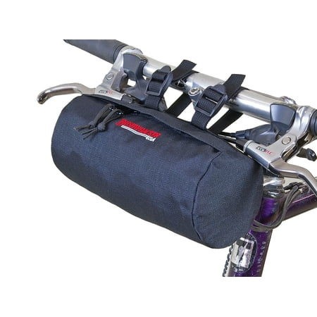 Bushwhacker® Waco Black - Bicycle Handlebar & Seat Bag Cycling Pack Bike Cylinder