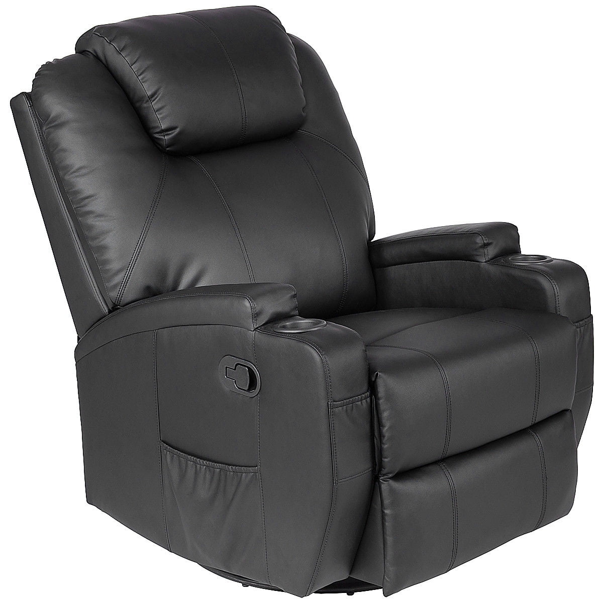 Costway Electric Massage Recliner Sofa Chair Heated 360