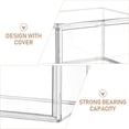 thumbnail image 4 of Tabletop Storage Box Acrylic Sundries Storage Holder Bedroom Books Container, 4 of 5