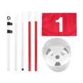 thumbnail image 2 of Almencla Golf Putting Green Flag and Hole Cup, Golf Flag Hole Cup Set, Practice Putting for Indoor Outdoor Alignment Guide Golfing High Cup, 2 of 8
