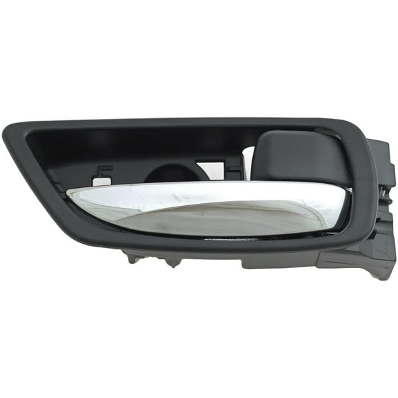 Dorman 79857 Rear Passenger Side Interior Door Handle for Specific Lexus Models, Chrome Lever; Black Housing