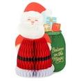 thumbnail image 2 of Hallmark Paper Wonder Displayable Pop Up Honeycomb Christmas Card (Santa Claus), 2 of 9