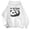 White, variant on Oversized Sweatshirt for Women Panda Cute Cartoon Bear Print Long Sleeve Hooded With Pockets Pullover Tops