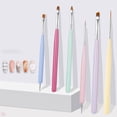 thumbnail image 1 of 6 Unids / set Nail Art Drawing Brush Herramienta de Colcomx Plumas de pincel para uñas, 1 of 8