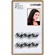 Conair Pearl Fashion Barrettes, 2 Piece