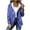 Plaid Jackets-Purple, variant on Gamivast Plaid Jackets for Women Trendy Hooded Button up Coat Lightweight Long Sleeve Casual Shacket Jacket Holiday Travel Outerwear with Chest Pocket