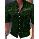 thumbnail image 1 of Camisa de solapa con botones y manga larga para hombre, moda urbana retro de verano, diseños de diseñador para hombre, ropa cómoda, 1 of 6