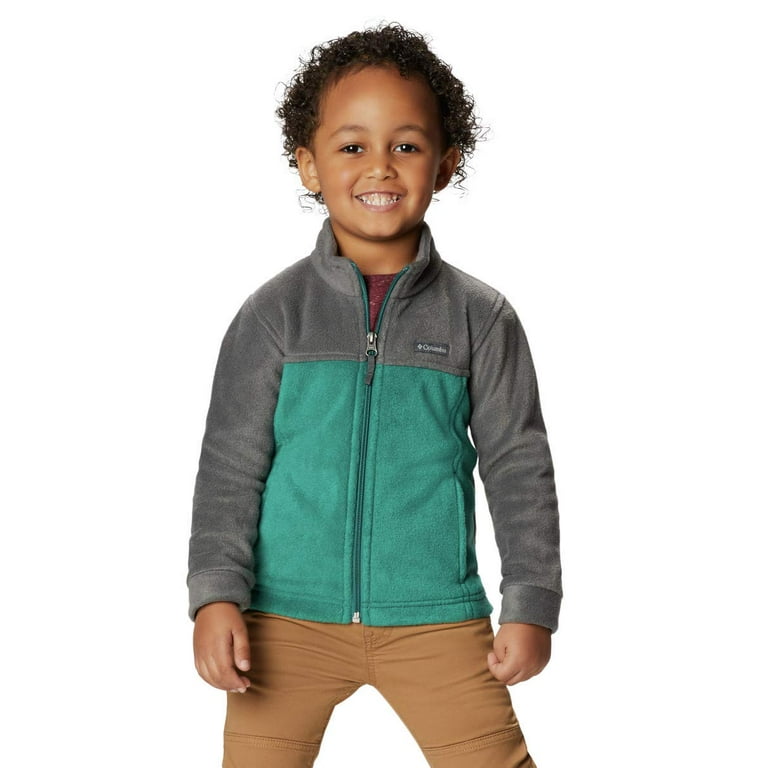 Columbia Big Boy's Steens Mt™ II Fleece Outerwear, pine green/ grill, Large