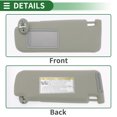 thumbnail image 6 of Unique Bargains Left Driver Side Car Sun Visor for Toyota Camry 12-17 w/ Mirror No.74320-06610-B1/74320-06610-B2, 6 of 6