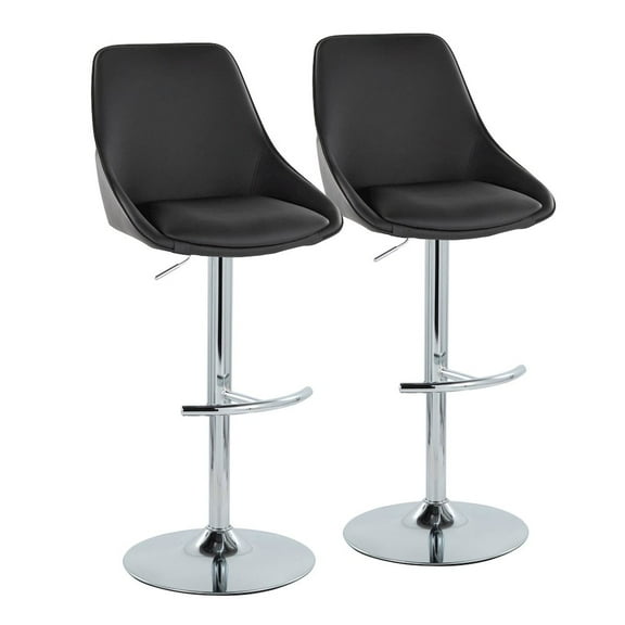 LumiSource Diana Adjustable Barstool - Set of 2