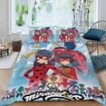 thumbnail image 2 of MIRACULOUS-ladybug Conjunto de sábanas temático, trío de piezas, cómodo y amigable con la piel, diseño único, regalo de decoración para el hogar para familiares, amigos y fans, 90 cm * 190 cm, 2 of 6