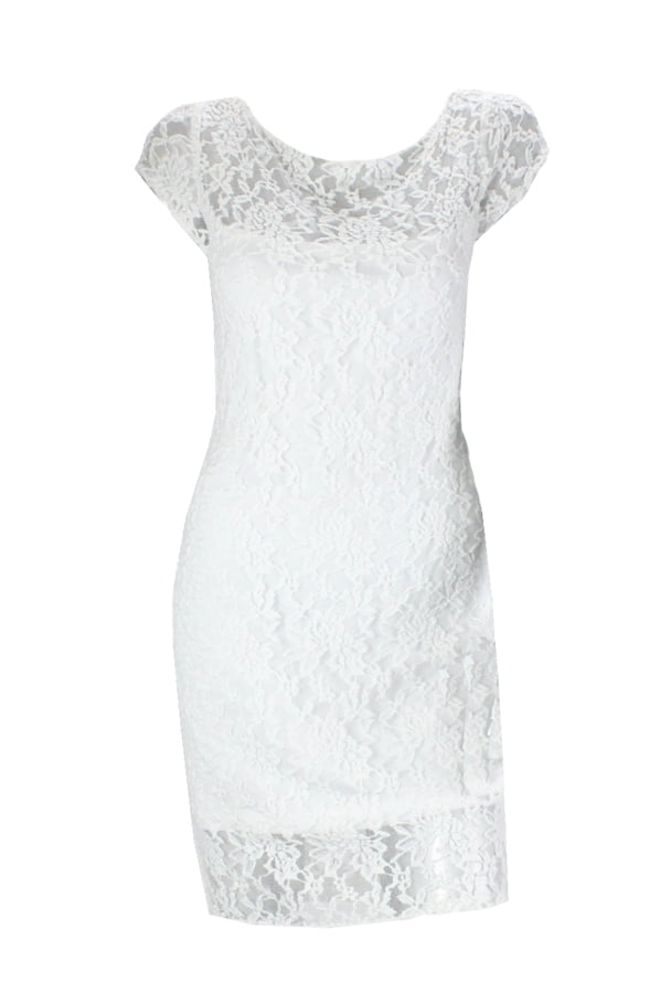 b darlin black and white dress