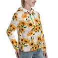 thumbnail image 6 of Salouo Sunflower 5 Pattern Hoodie Sweatshirts for Women, Autumn Pullover Hoodie Workout Sweat Women's Long Sleeve Preppy Sweatshirts-Small, 6 of 7