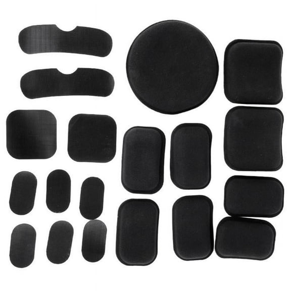 MANNYA 19Pcs Helmet Padding Foam Kit Bicycle Helmet Replacement Pads Universal Helmet Foam Pads Set for Bike Motorcycle Cycling
