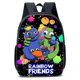 thumbnail image 1 of Rainbow Friends Backpack School Bags Travel Backpacks - A brown brown, 1 of 1