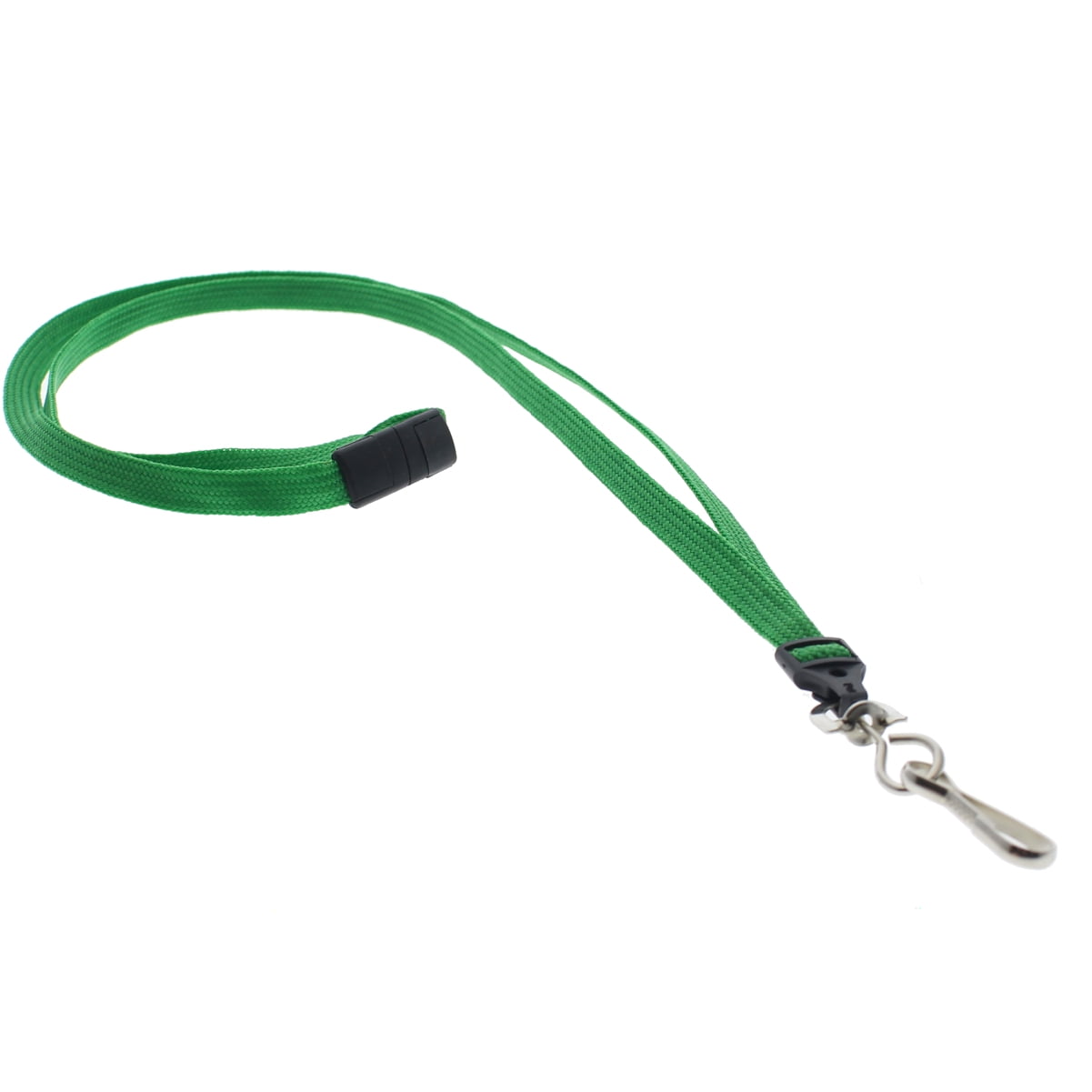 25 Pack - Premium Breakaway Lanyards for ID Badges - Metal Swivel J Hook - 3/8” Wide | 36 Inch Length | Flat Woven by Specialist ID (Assorted Colors)