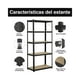 thumbnail image 3 of Estante Anaquel Organizador Metal 5 Niveles Hogar Oficina Negro RED VELVET EST02, 3 of 6