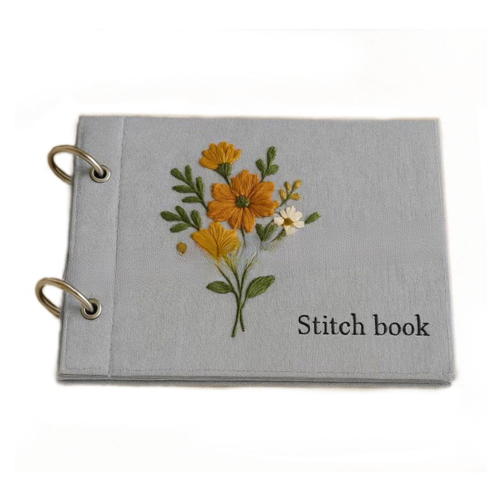 WWG Embroidery Needlework DIY Stitched Kit, Portable Home Linen Embroidery Decoration Craft Set for Beginners, Includes Needles and Thread, Complete Gift for Craft Lovers, 2Pcs