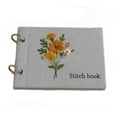 thumbnail image 2 of Wooowa Embroidery Stitching Kit, 2 Pcs Portable Needlework Set, Linen Decor Craft Supplies, 2 of 5