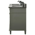 thumbnail image 4 of Legion Furniture 60" MDF/Veneer Wood Double Sink Vanity Cabinet in Green, 4 of 9