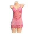 thumbnail image 4 of Skksst Womens Lace Lingerie Bustier Nightwear Underwear Babydoll Nightdress Gown, 4 of 5