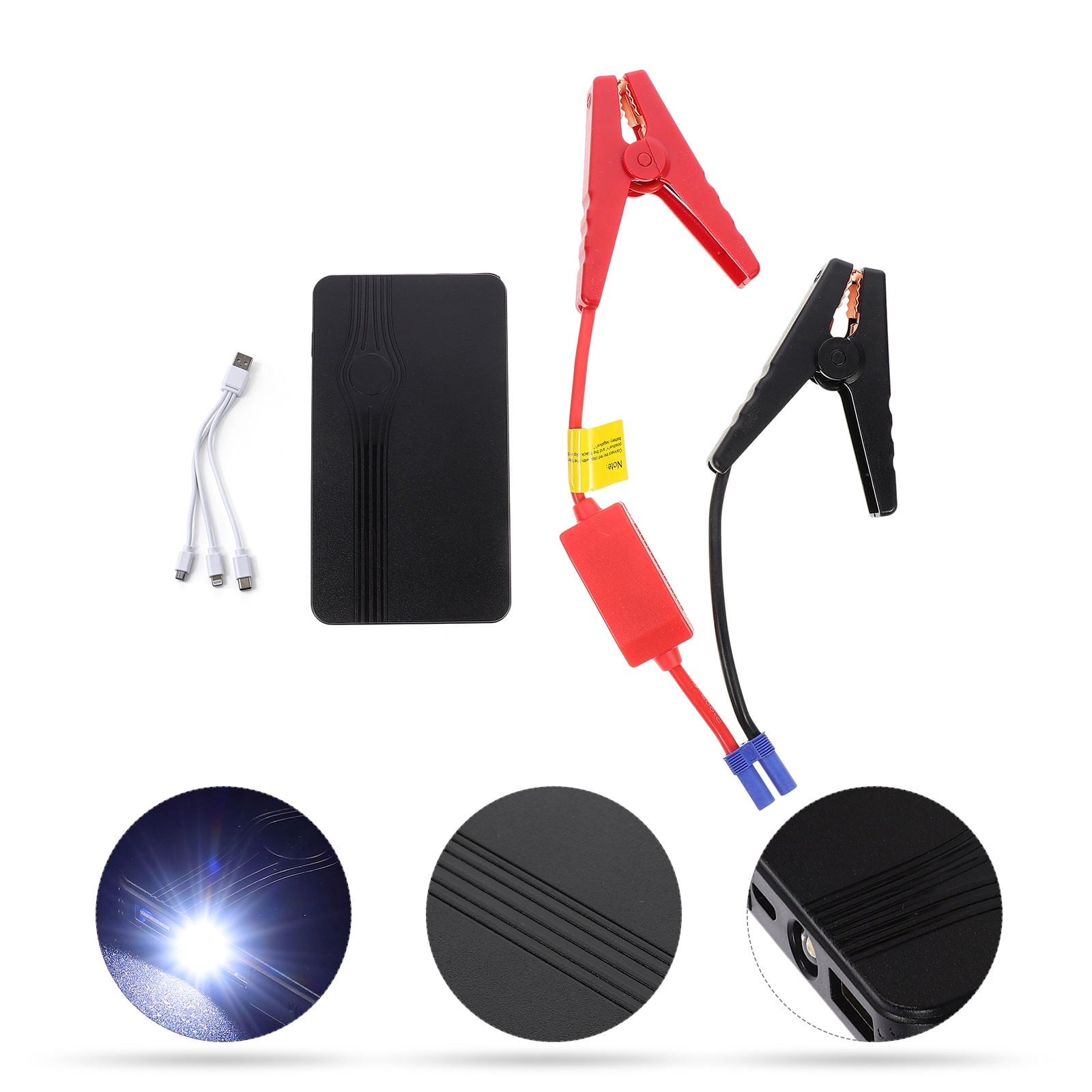 HEANUJJ 1Set Automatic Car Jump Starter 6000mAh Battery Charger for Car Accessories