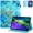 Crystal Tower, variant on Case for Galaxy Tab A8 10.5 Inch,  Multi-Angle Viewing Folio Stand Full Body Protection Cover with Auto Wake/Sleep for Samsung Galaxy Tab A8 10.5 Inch 2022 (SM-X200/X205/X207),Blue Unicorn