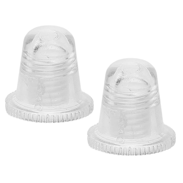 Miangastore Protecteur de Dessus de Parapluie de Remplacement 2 Pcs Accessoires de Parapluie Chapeau de Parapluie Pliant Hauts de Parapluie Couvre-Embout de Poteau Capuchons pour Extrémités de Réparation de Parapluie Fourniture