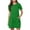 Dark Green, variant on Up to 30% off Women Summer Dresses, Women Fashion Summer Solid Color Short Sleeve Round Neck Pocket Dress(Dark Blue,M)