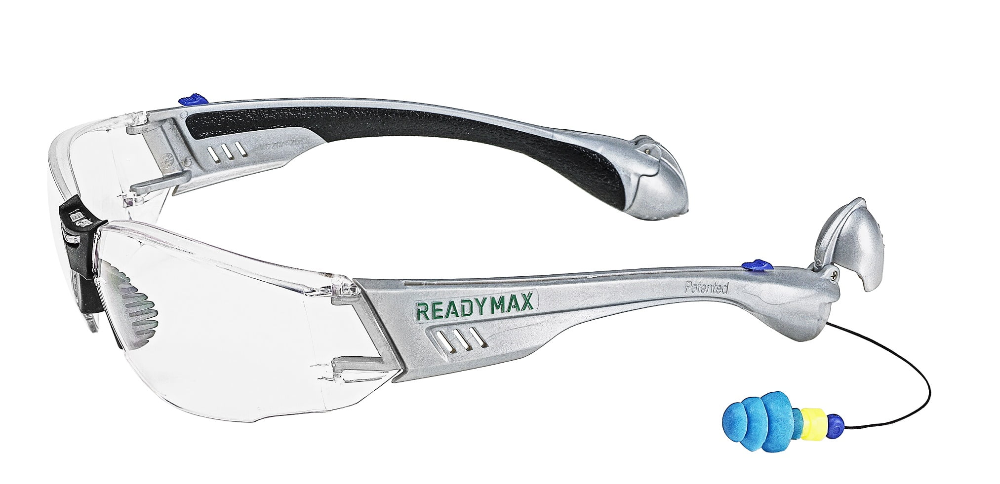 Safety Glasses SoundShield , Construction Style Silver Frame, Clear