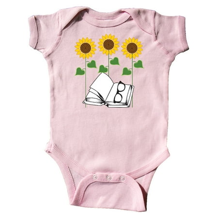 

Inktastic Reading Gift Book Club Gift Baby Girl Bodysuit