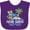 Purple, variant on Inktastic Surfing Future Surfer Bear Boys or Girls Baby Bib