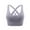 Gray, variant on Joau Sports Bra for Women Padded Medium Support Criss Cross Strappy Back Bras Comfort Seamless High Impact Yoga Exercise Athletic Bras