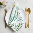 thumbnail image 2 of Cloth Napkins Set of 8 - 20x20 Inches, Boho Green Washable Reusable Table Napkins, Spring Summer Botanical Leaf Plant Soft & Absortbent Dining Napkin for Party Wedding Hotel Restaurant, 2 of 9