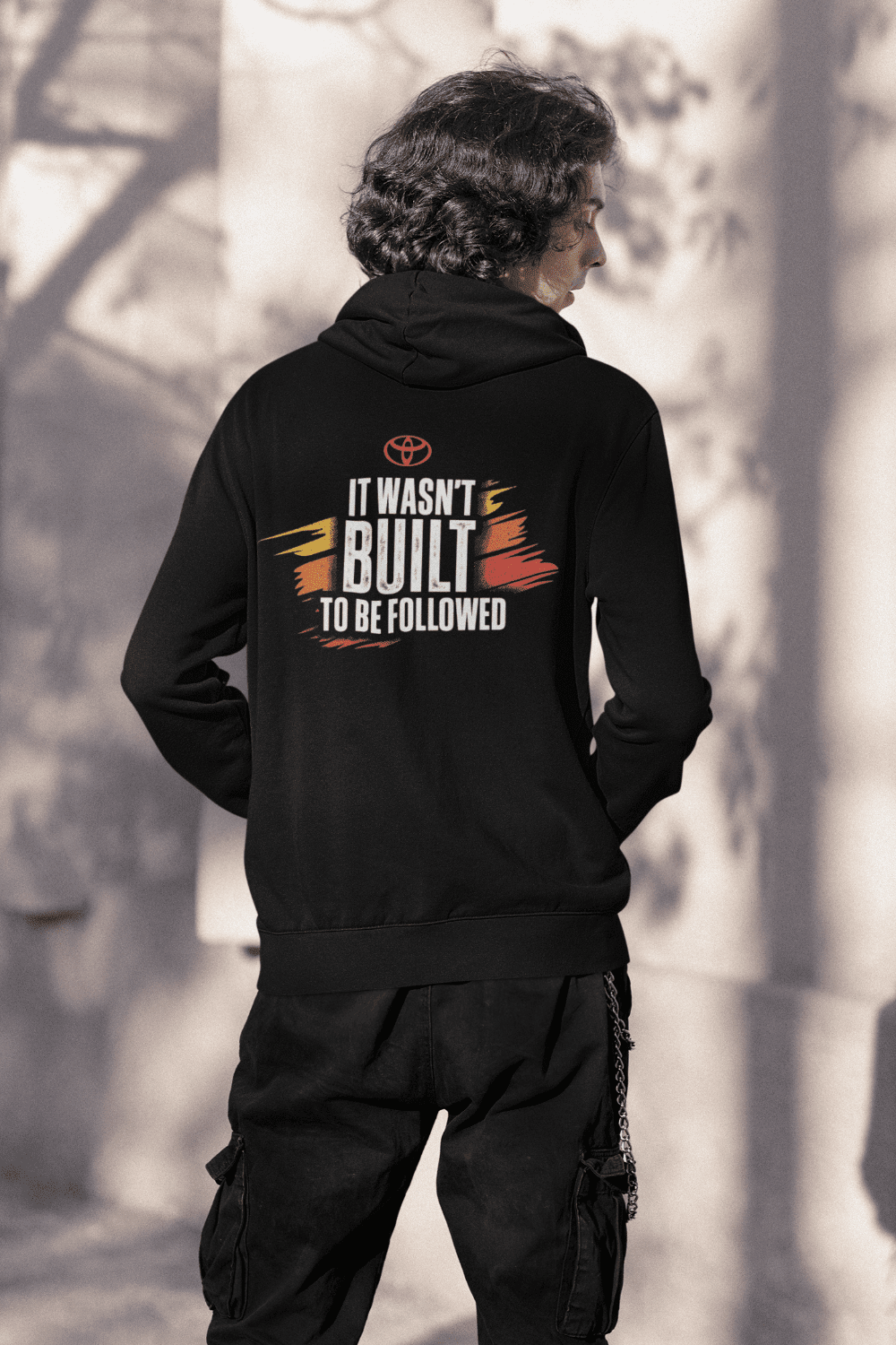 Toyota Zip-Up Hoodie-It Wasn't Built to be Followed