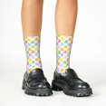 thumbnail image 4 of Honeii Colorful Rubber Duck Print Children's Colorful Socks,Unisex Kids and Toddlers' Cushioned Sock,Kids Athletic Crew Socks,for Everyday Wear and Sports, 4 of 5