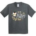 thumbnail image 3 of Inktastic Happy New Year with Cute Penguin Youth T-Shirt, 3 of 5