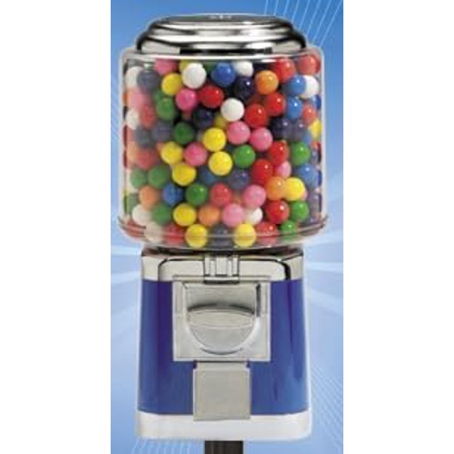 Single Barrel Gumball & Candy Machine (Navy Blue)