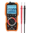 thumbnail image 2 of Lepmerk Handheld Digital Multimeter with Backlit LCD Display - High Performance Electrical Tester for Voltage, Current, Resistance, Diode, Continuity - Orange Color, AAA Battery Powered -, 2 of 6