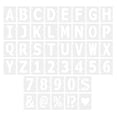 thumbnail image 3 of BLESIYA 42 Pieces Letter Stencils Lightweight Drawing Templates for Scrapbook Walls Wood 3inch, 3 of 7