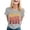 Grey, variant on Womens T-Shirts Graphic O Neck Half Sleeve Vintage Baggy Tops for Women Solid Workout Tops Short Sleeve Cotton Tshirts Streetwear Boyfriend Tee