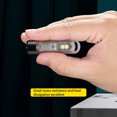 thumbnail image 3 of Wosthever Linterna de llavero impermeable IP66, linterna recargable por USB, potente herramienta de iluminación de detección de dinero para el hogar Iluminación y accesorios Wosthever HA074283-01, 3 of 6