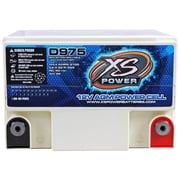 XS Power D975 2100 Amp AGM Power Cell Car Battery+Hardware+Power/Ground Wires