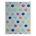 thumbnail image 3 of Unique Loom Aruba Outdoor Collection Area Rug - Noord (9' x 12' Rectangle Blue/Gray), 3 of 7