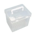 thumbnail image 3 of Estuche para rotuladores, caja de almacenamiento para rotuladores, organizador de lápices, transparente, a prueba de polvo, portátil, multifunción, 80 tragamonedas BLESIY Estuche de transporte de marcador, 3 of 8